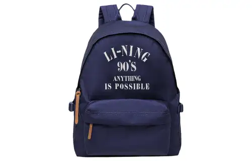 Li Ning Polyester Sports Backpack Regular Unisex Dark Iris Blue