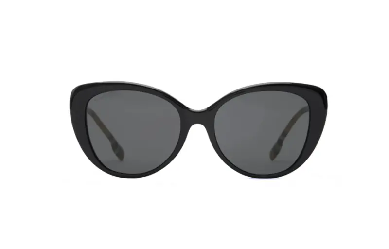 Burberry Acetate Cat Eye Sunglasses Women's Black