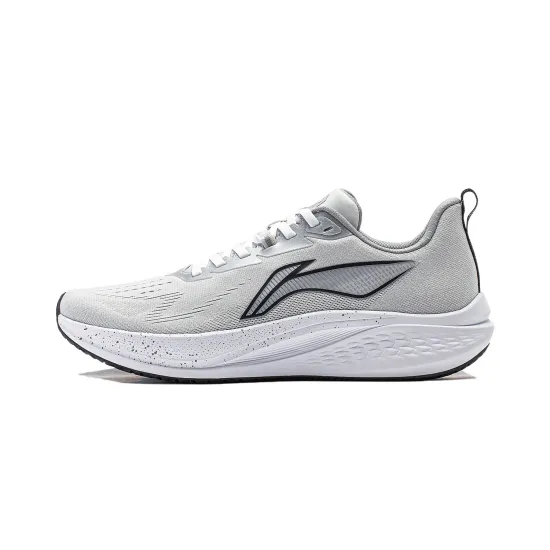 LINING Red Hare 7 Running Shoes Men Low-Top Light Stone Gray/Mist Gray