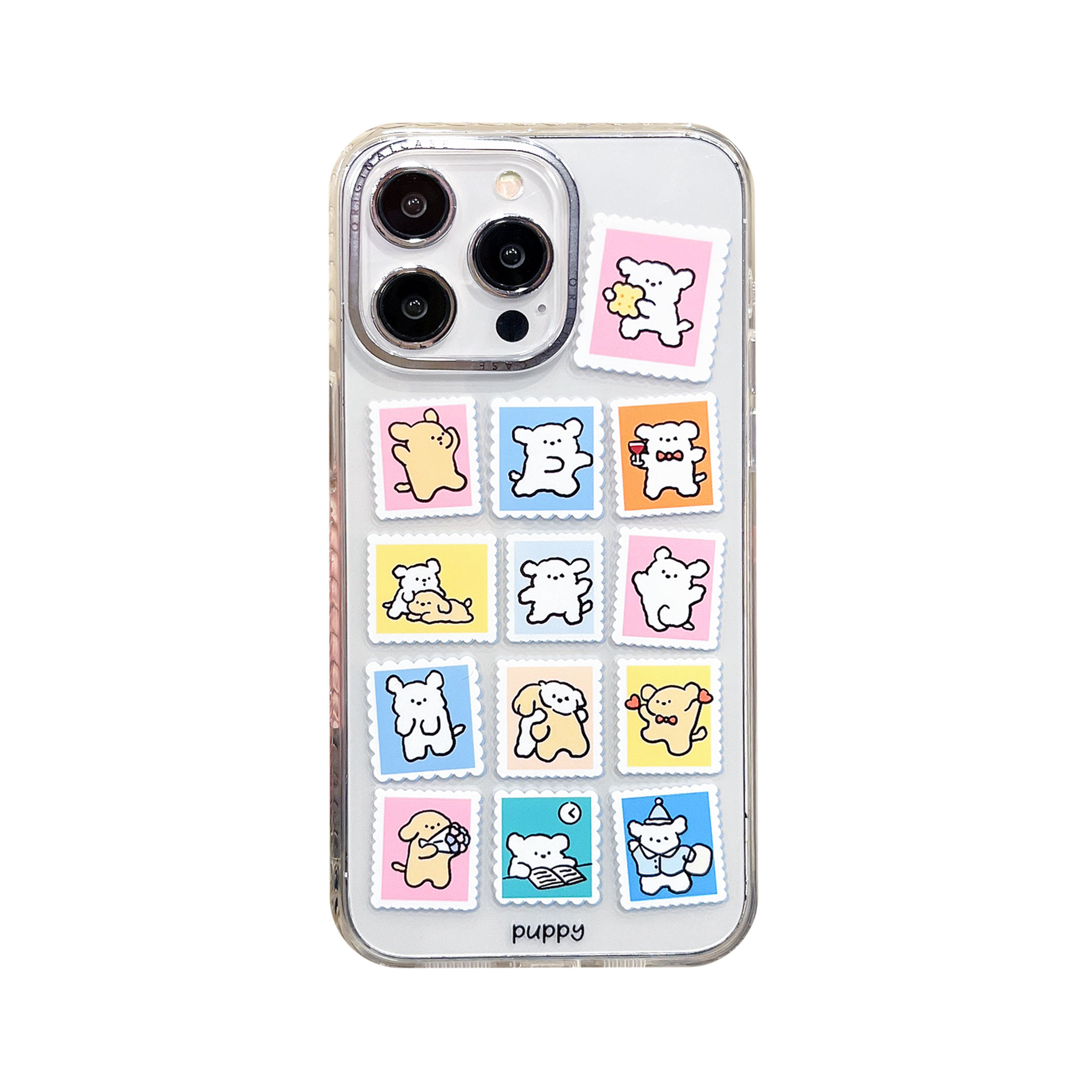 MOUEI Apple, iPhone 15, transparent cute stamps, fashionable quality fresh compatible phone case, iPhone15 Pro, minimalistic trend teen girl bra, material, simple and elegant design, iphone, 12/13/14/15