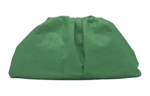 Bottega Veneta Cow Leather Clutch Women's Green
