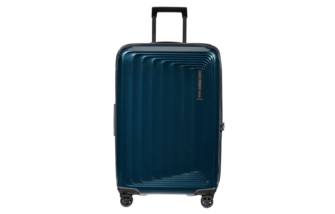 SAMSONITE Polycarbonate Travel Suitcase Luggage 25 Inch Unisex Dark Blue