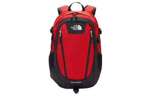 THE NORTH FACE 18L Backpack Outdoor Bag Recycled Polyester Red Unisex