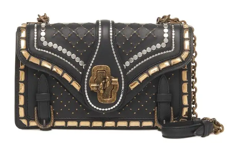 Bottega Veneta Leather Crossbody Bag, Shoulder Bag Small Women's Black