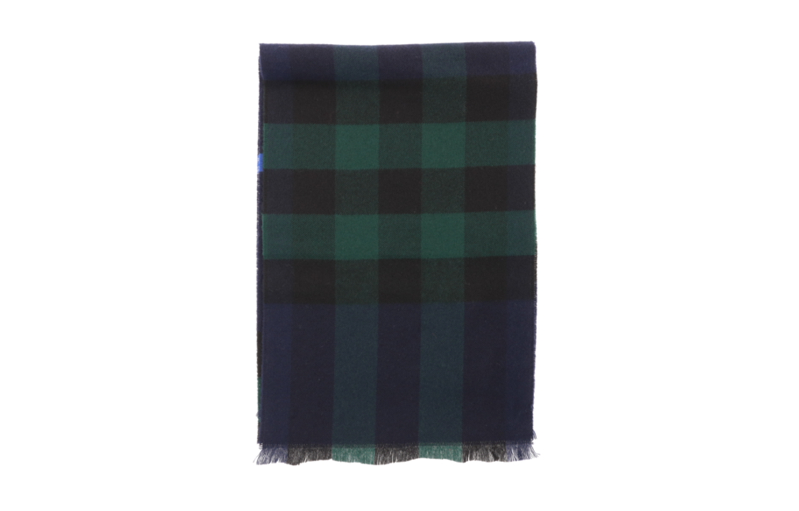 Burberry Wool Cashmere Knit Scarves Unisex Blue