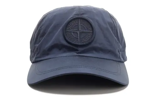 STONE ISLAND Polyamide Baseball Caps Men's Blue