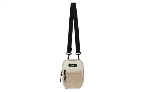 FILA Polyester Shoulder Bag, Crossbody Bag Regular Unisex Light Umber