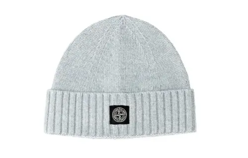 STONE ISLAND Virgin Wool, Viscose, Polyamide, Cashmere Beanies Kids' Gray/Red