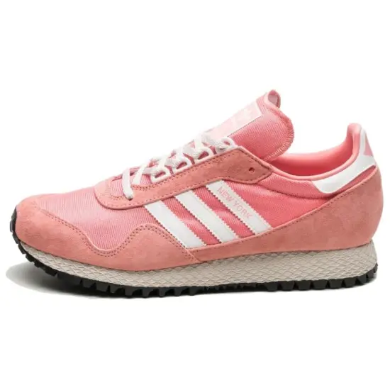Adidas Originals New York Running Shoes Men Low-Top Pink White