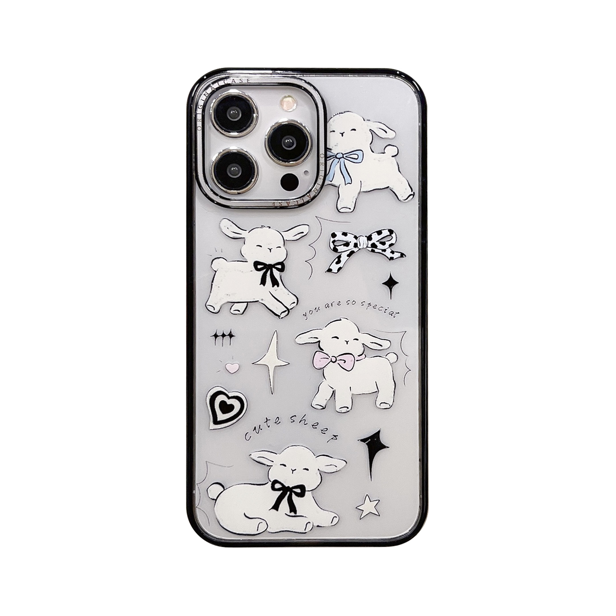 MOUEI Apple, cute iPhone 15, fashionable quality fresh compatible phone case, cartoon minimalistic trend iPhone15 Pro, material, iphone, 12/13/14/15