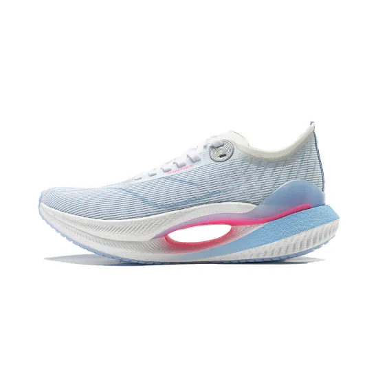 LINING Jueying 2 Essential Running Shoes Women's Low Top Standard White/Glacier Blue