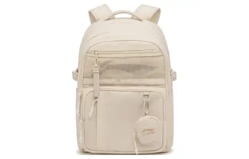 Li Ning Sports Life Collection Polyester Sports Backpack Regular Unisex Gravel Gray