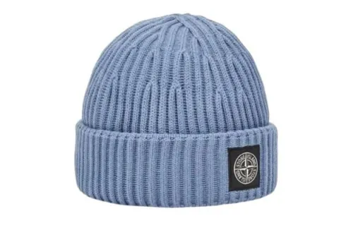 STONE ISLAND Logo patch Beanie