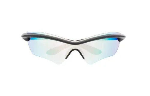 Maison Margiela Acetate Irregular Shape Sunglasses Women's Black