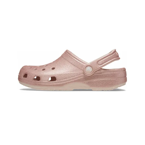 Crocs Classic Glitter Clogs 'Pink' Women's