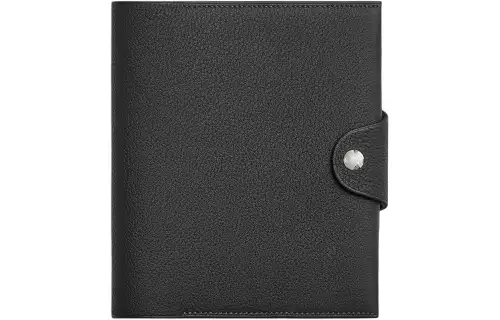 HERMES Togo Calfskin Travel Storage Bag Unisex 89 Noir Black