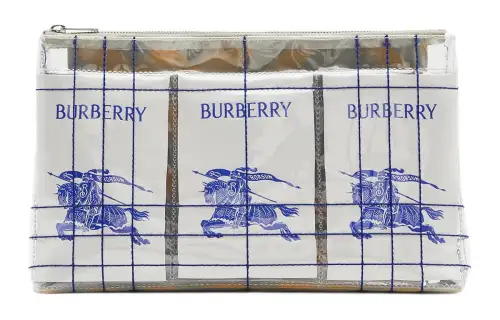 Burberry Polyurethane Clutch Men's Multicolor