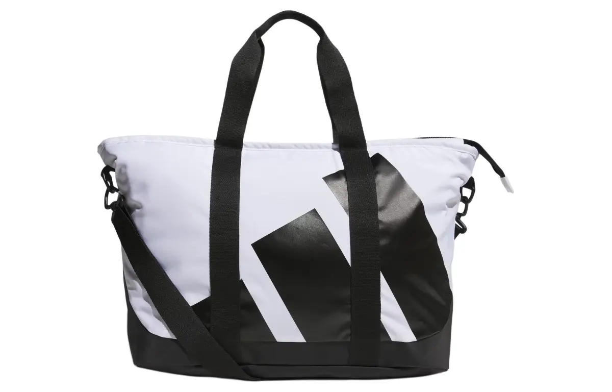 Adidas Recycled Polyester One Shoulder Handbag Regular Unisex White & Black