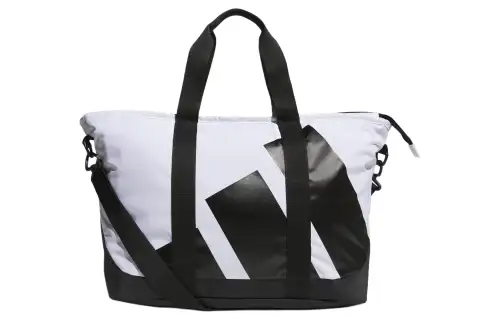 Adidas Recycled Polyester One Shoulder Handbag Regular Unisex White & Black