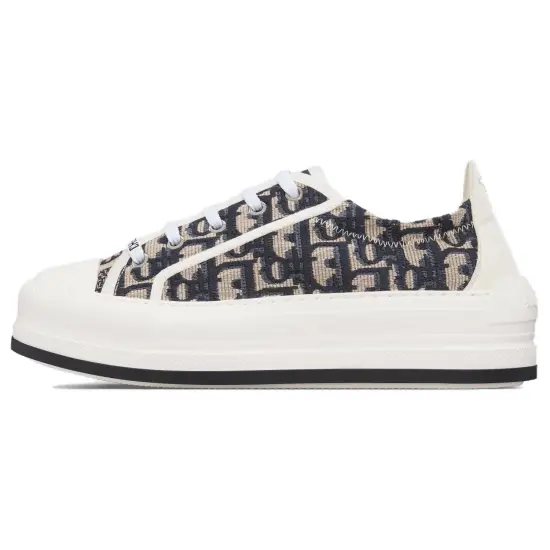 DIOR Women's Walk'n'DIOR Platform 'DIOR Oblique   Deep Blue'