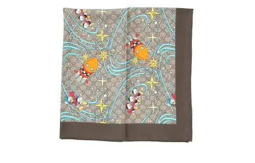 GUCCI Disney X Gucci Scarves Men's Brown