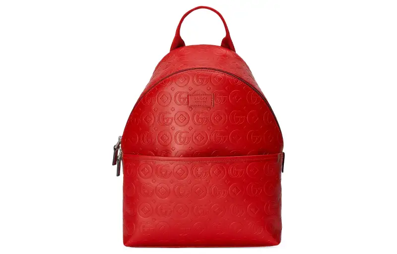 GUCCI Canvas Backpack Kids' Red