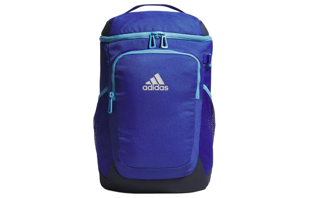 Adidas Recycled Polyester Backpack Regular Men's Semi Fluorescent Blue