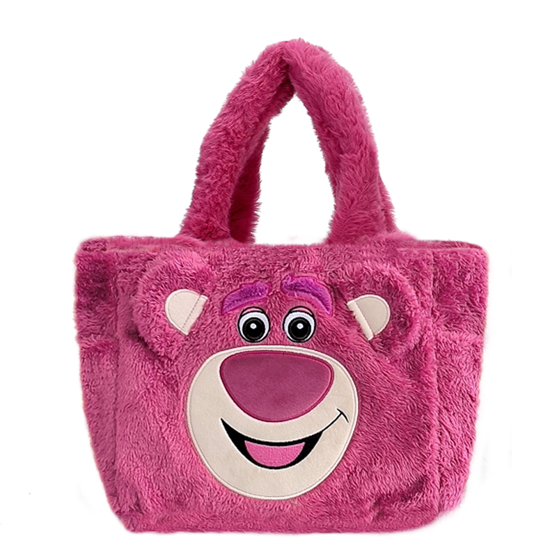 Disney Lotso Collection Polyester Shoulder Bag, Handbag Regular Unisex Pink
