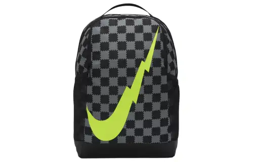 Nike Polyester Backpack Regular Men's Black & Neon
