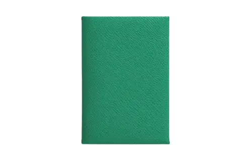 HERMES CalviCalvi Duo Epsom Calfskin Card Holder Women's Green