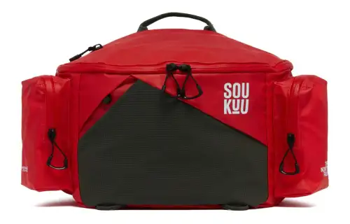 THE NORTH FACE X Undercover Soukuu Waistpack 'Dark Cedar Green/High Risk Red'