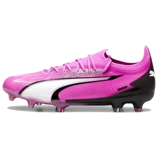 Puma Ultra Ultimate Football Shoes Unisex Low-top Pink/Black