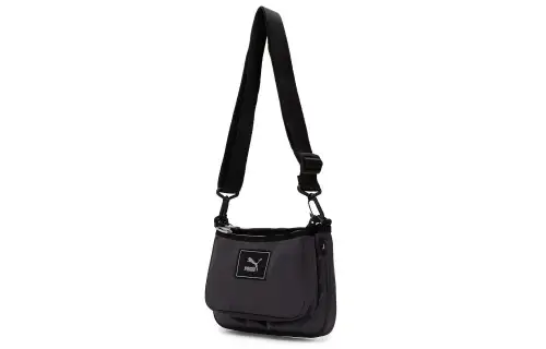 PUMA Fabric Shoulder Bag, Crossbody Bag Unisex Black