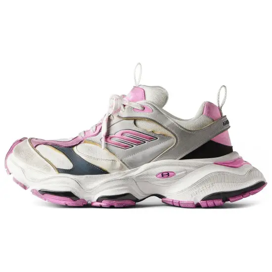 Balenciaga Women's Cargo Sneaker 'Worn-Out - Grey Pink'