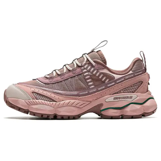 Anta Champion AG02 Cushioning Wear Resistant Low Top Casual Shoes Women's Red Brown