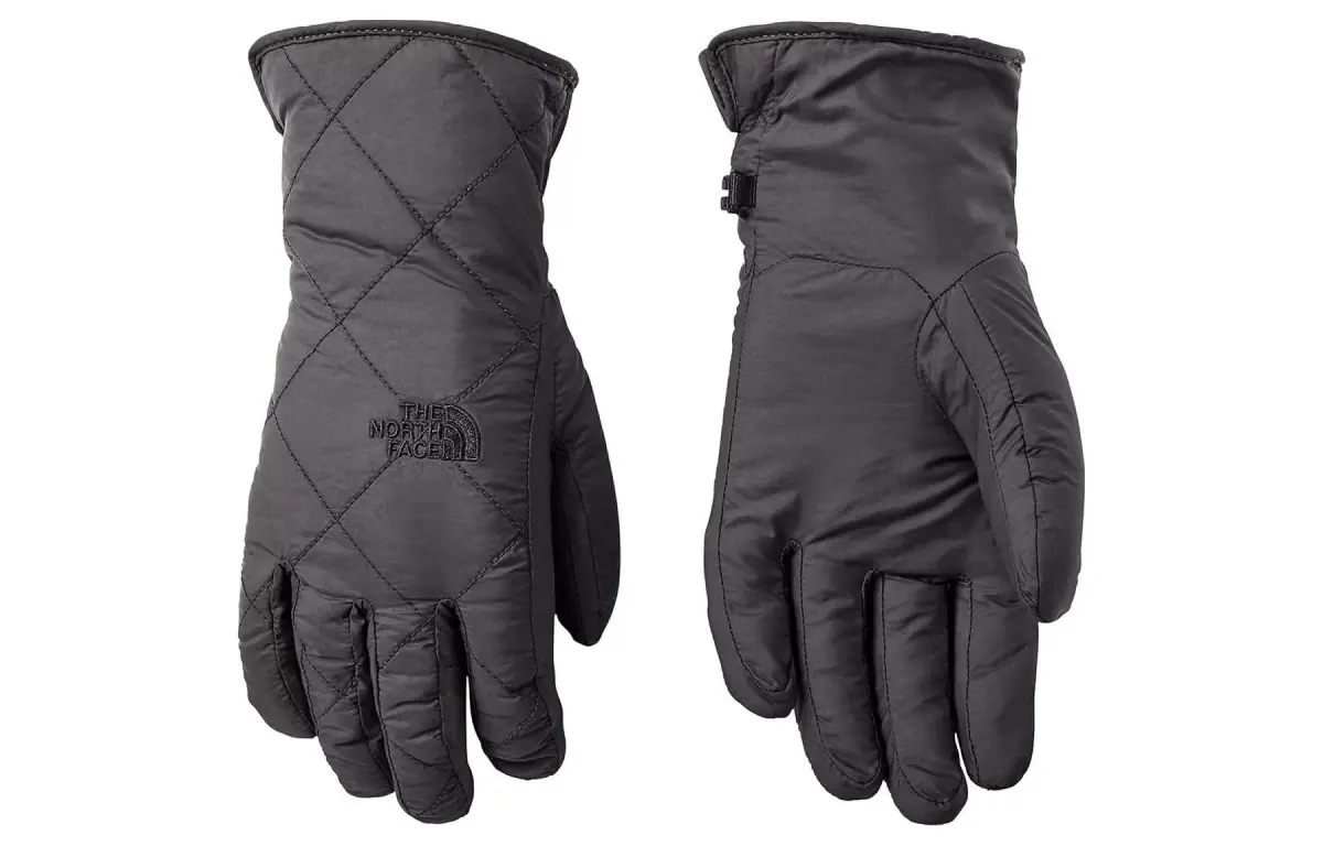 THE NORTH FACE Knit Gloves Women's Brown/Black