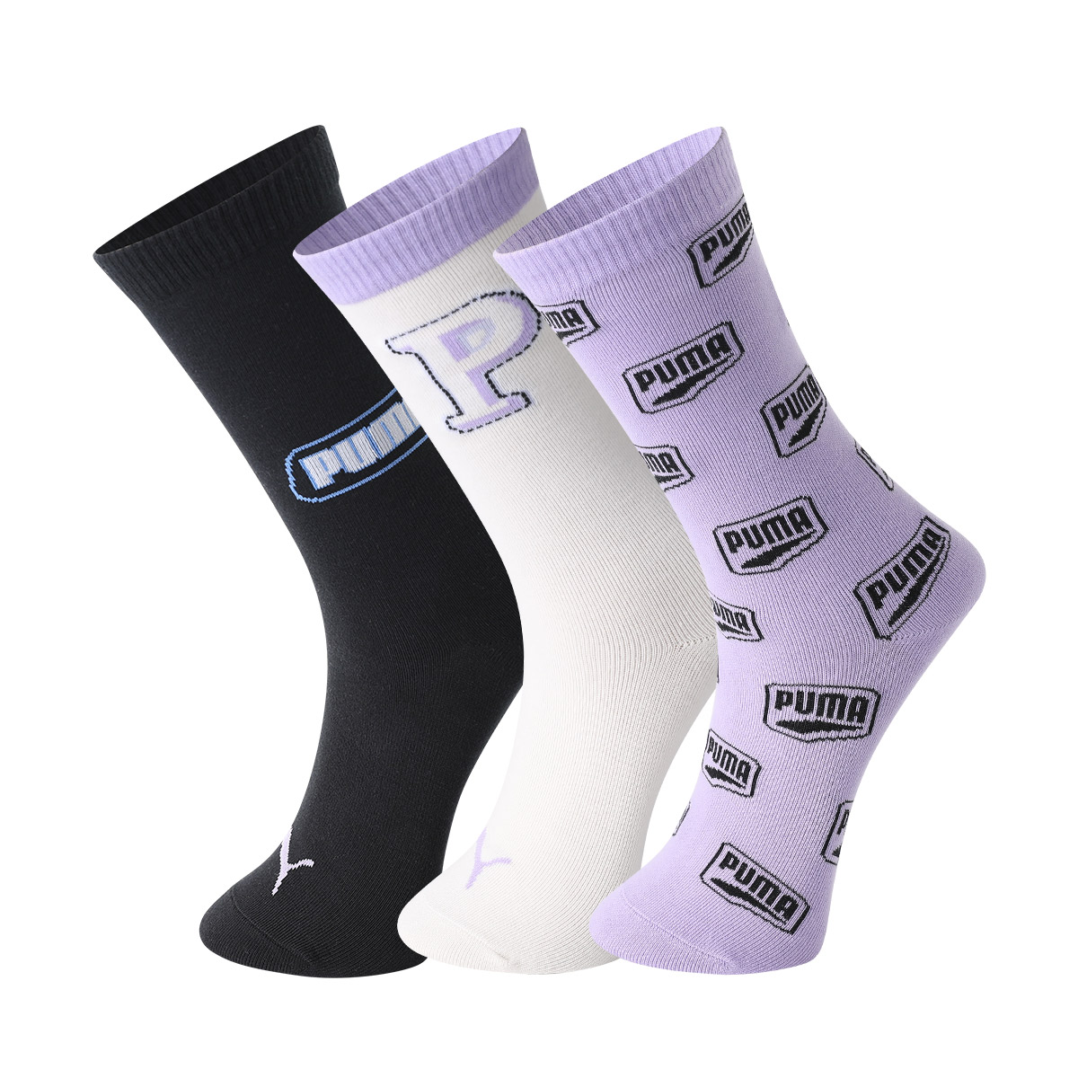 PUMA Knee High Socks Unisex 3 Pack