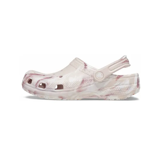 Crocs Classic Marbled Clogs 'White Pink'