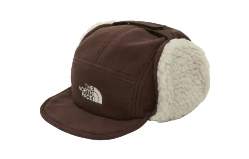 THE NORTH FACE Solid Color Decoration Wool Lei Feng Hat Unisex Couple Style Brown