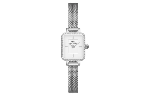 Daniel Wellington Daniel Wellington QUADRO series watch quartz movement stainless steel strap 22mm white dial women's watch simple and casual