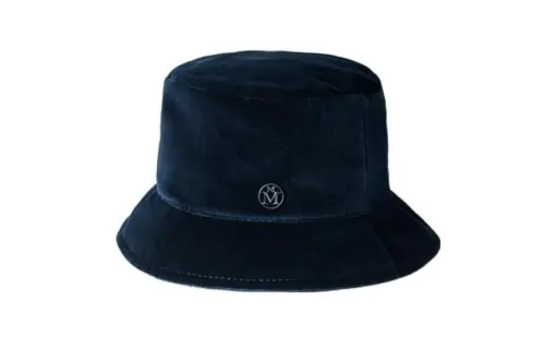Maison Margiela Cotton Bucket Hats Women's Marine Blue