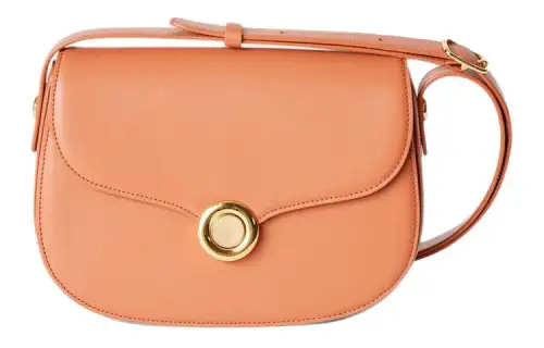 Loro Piana Ghiera Calfskin Crossbody Bags Women's Orange
