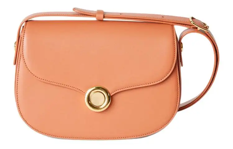 Loro Piana Ghiera Calfskin Crossbody Bags Women's Orange