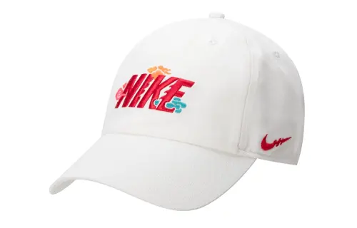 Nike Cotton Baseball Caps Unisex White