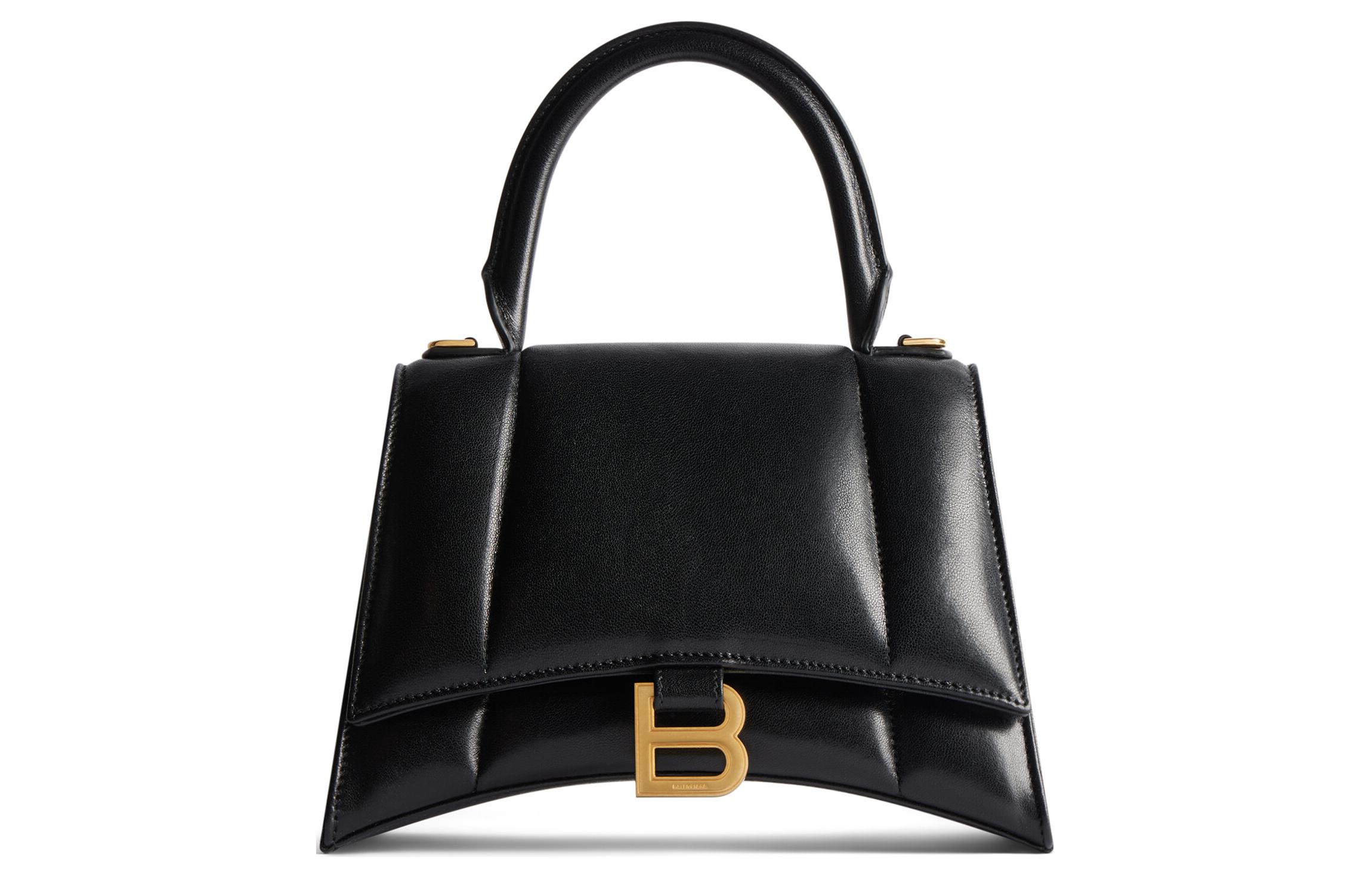 Balenciaga Adjustable removable straps, small black one-shoulder bag