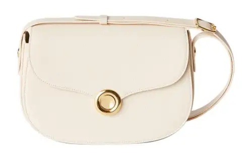 Loro Piana Calfskin Crossbody Bags Small Women's Lotus Root White