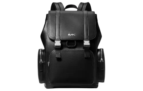 MICHAEL KORS Polyurethane With Cotton And Polyester Backpack Men's Black