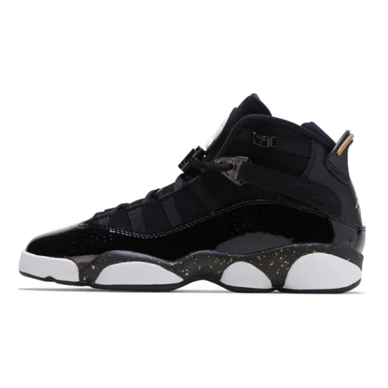 Jordan 6 Rings Black Metallic Gold White GS