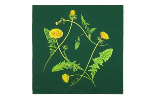 Burberry Mulberry Silk Scarves Men's Green