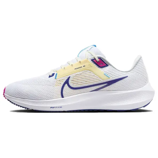 Nike Air Zoom Pegasus 40 White Deep Royal Blue